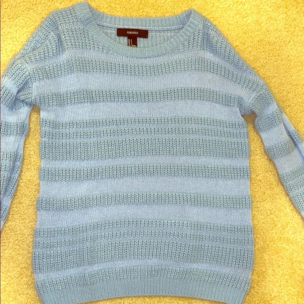 Periwinkle textured sweater